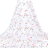 6 Yards Flower Pattern Milk Fiber Mesh Fabric DIY-NB0014-82A-1
