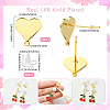 20Pcs Brass Stud Earring Findings KK-SC0006-80-2