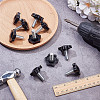 PP Plastic & Brass Plum Blossom Handle Nut DIY-SP0007-11A-4