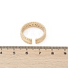 Brass Micro Pave Cubic Zirconia Cuff Rings for Women RJEW-S400-06G-5
