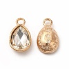 Faceted Glass Rhinestone Pendants GLAA-I051-A02-1