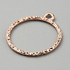 Alloy Open Back Bezel Pendants FIND-TAC0017-41C-RG-2