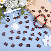 100Pcs Opaque Acrylic Beads OACR-PA0001-53-4