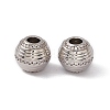 Rack Plating Brass Micro Pave Cubic Zirconia Beads KK-C007-46P-3