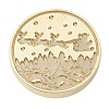 Christmas Series Wax Seal Brass Stamp Head LS-AJEW-M037-01G-06-2