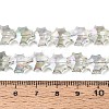 Electroplate Transparent Glass Beads EGLA-H112-04HP-02-4