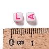 Opaque Acrylic Beads OACR-I022-02C-3