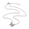 304 Stainless Steel Pendant Necklaces NJEW-U002-12P-2