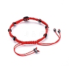 Adjustable Nylon Thread Braided Bead Bracelets BJEW-JB05292-03-2