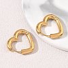304 Stainless Steel Hoop Earrings SA-CBA46AF-26G-03-2