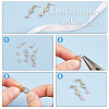 30Pcs Brass Stud Earring Findings and 30Pcs Earring Backs Sets KK-AR0001-91G-NR-5