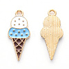 Alloy Enamel Pendants ENAM-R059-06B-RS-2