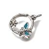 Brass Enamel Pendants KK-CBAEEA8-02P-03-3