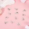 12Pcs 12 Styles 316L Stainless Steel Pendants STAS-TA0003-21P-6