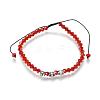 Adjustable Nylon Cord Braided Bead Bracelets BJEW-JB04521-06-1