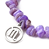 Constellation Non-Tarnish 304 Stainless Steel Charms Bracelets BJEW-JB12480-03-4
