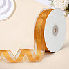 1Roll Solid Color Organza Ribbons ORIB-CY0001-02G-3