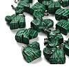 Synthetic Malachite Pendants G-B127-05P-01-1