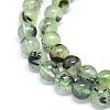 Natural Prehnite Beads Strands G-F602-01-6mm-3