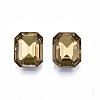 Pointed Back Glass Rhinestone Cabochons RGLA-T079-8x10mm-04-2