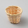 Mini Bamboo Basket AJEW-WH20070-325-1