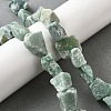 Natural Green Aventurine Gemstone Beads Strands G-S386-C03-1