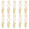 30Pcs 3 Styles Brass & 304 Stainless Steel Jump Rings FIND-ME0001-80-1