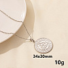 Stainless Steel Trinity Knot Pendant Necklaces NZ8633-9-1