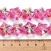 Electroplate Baking Paint Glass Beads Strands EGLA-K061-12A-AB10-4