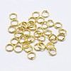 925 Sterling Silver Split Jump Rings STER-F036-01G-0.6x7mm-1