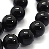 Natural Black Tourmaline Beads Strands LS-G-G763-01-4mm-A-3
