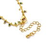 Brass Cable Chain Necklace Making KK-K337-12G-01-3