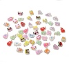 Cartoon Animal Opaque Resin Cabochons RESI-K019-45-1
