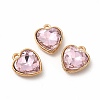 Faceted Glass Rhinestone Pendants GLAA-I051-B01-2