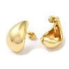 Rack Plating Brass Teardrop Stud Earrings EJWE-Q766-03G-2