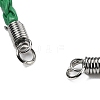 Braided PU Leather Cord Bracelet Making AJEW-JB00032-3