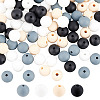 DICOSMETIC 80Pcs 4 Colors Food Grade Eco-Friendly Silicone Beads SIL-DC0001-13-1