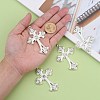 Alloy Rhinestone Cross Big Pendants LS-ALRI-1475-S-RS-4