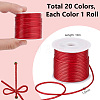   20 Rolls 20 Colors Waxed Polyester Cords YC-PH0002-45-2