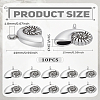 10Pcs Tibetan Style Alloy Pendants FIND-LP0006-85-2