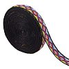 Gorgecraft Ethnic Style Jacquard Polyester Ribbons SRIB-GF0001-15-1