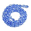 Transparent Electroplate Glass Beads Strands EGLA-N013-T6mm-B10-2