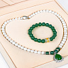 Natural Freshwater Pearl Beaded Necklace & Bracelets Sets for Women WGE4EAE-35-1