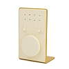 Microfiber L Shaped Jewelry Display Stands for Earrings ODIS-Q002-01G-1