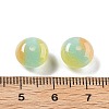 Two Tone Transparent Resin Beads RESI-S013-01F-2