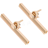 4Pcs Zinc Alloy Twist Bag Lock Purse Catch Clasps PURS-CP0001-03LG-7