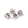 3 Pairs 3 Styles 304 Stainless Steel Hoop & Studs Earrings Set for Women EJEW-K279-13P-4