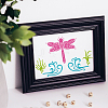 Plastic Drawing Painting Stencils Templates DIY-WH0396-513-6