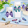 DIY Butterfly Wings Dangle Earring Making Sets DIY-TA0013-26-6