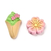 Opaque Resin Imitation Food Cabochons X1-RESI-F045-03M-3